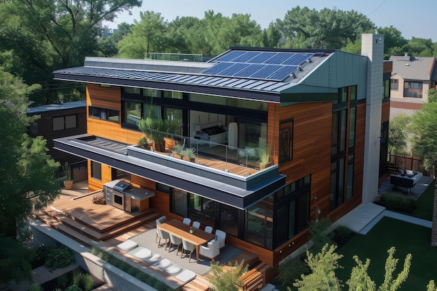 A netzero energy family home equipped