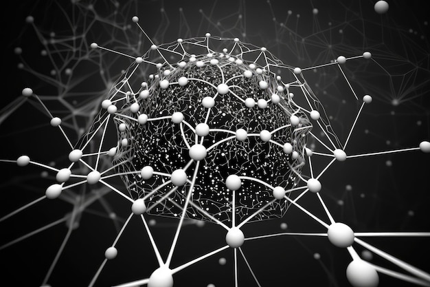 Neural network with neurons arranged in geometric shapes and patterns