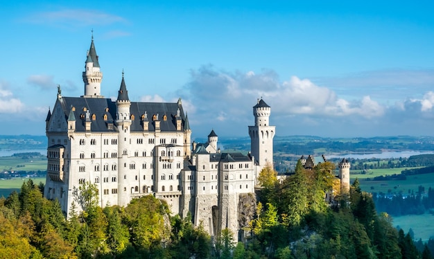 Neuschwanstein castle in Germany