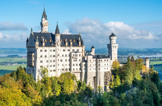 Neuschwanstein castle in Germany