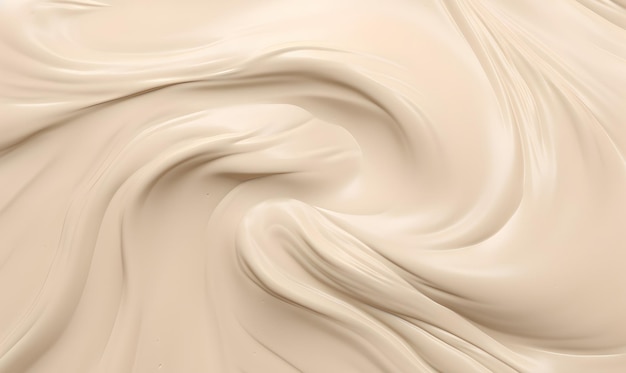 Neutral white brown colored milky velvet cream texture background