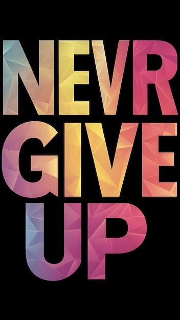 Photo never give up tshirt design motivational quote illustartiontypographybannerposter