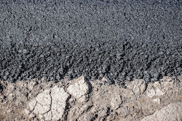 New asphalt as a texture