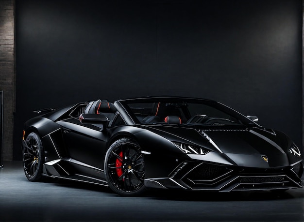 new black Lamborghini CAR