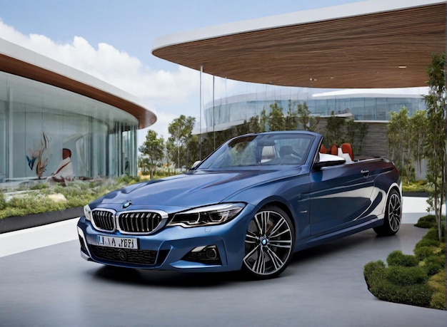 new BMW CAR wait garden