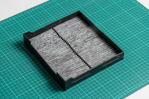 A new car air filter protection of dust and dirt