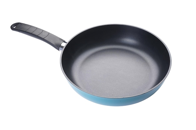 New frying pan isolated on a white background