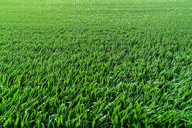 New Green Artificial Turf Flooring Texture and Background