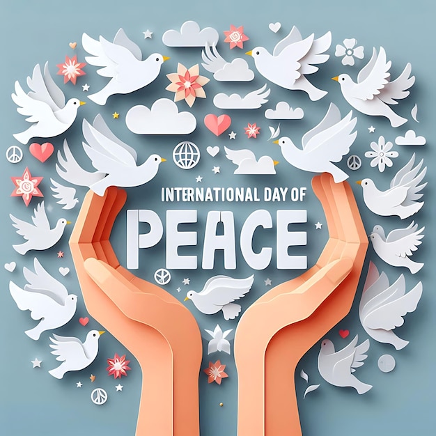 Photo new illustration international day of peace