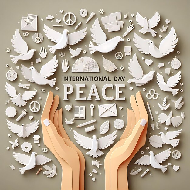 Photo new illustration international day of peace