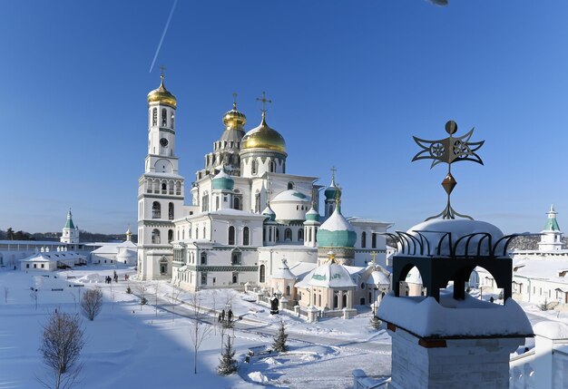 New Jerusalem Monastery Frosty sunny day in January