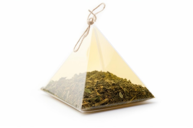 New pyramid green tea bag Generate Ai