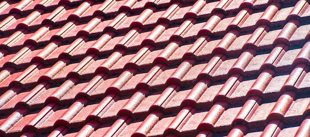 New roofing construction with roof windows and roof protection and blue sky.