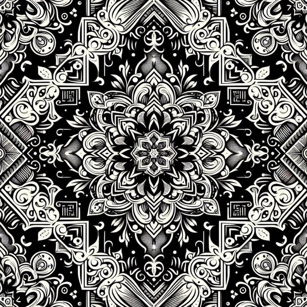 new seamless monochrome pattern design new seamless floral pattern design trending pattern design