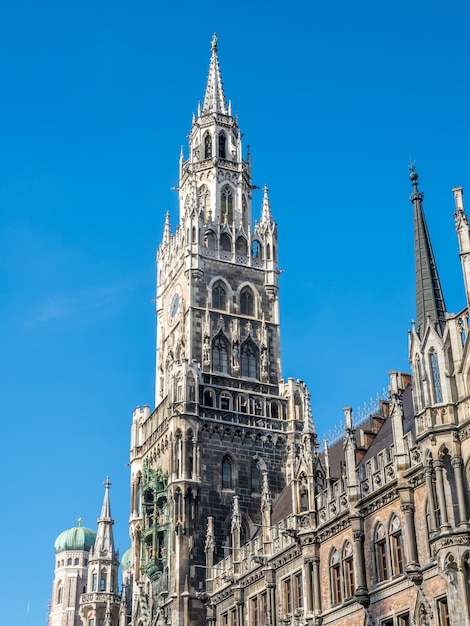 New Town Hall Neues Rathaus in Munich Germany