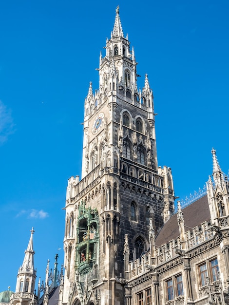 New Town Hall Neues Rathaus in Munich Germany