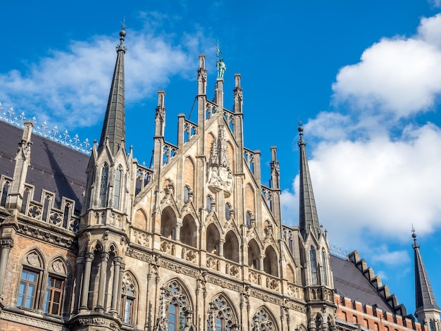 New Town Hall Neues Rathaus in Munich Germany