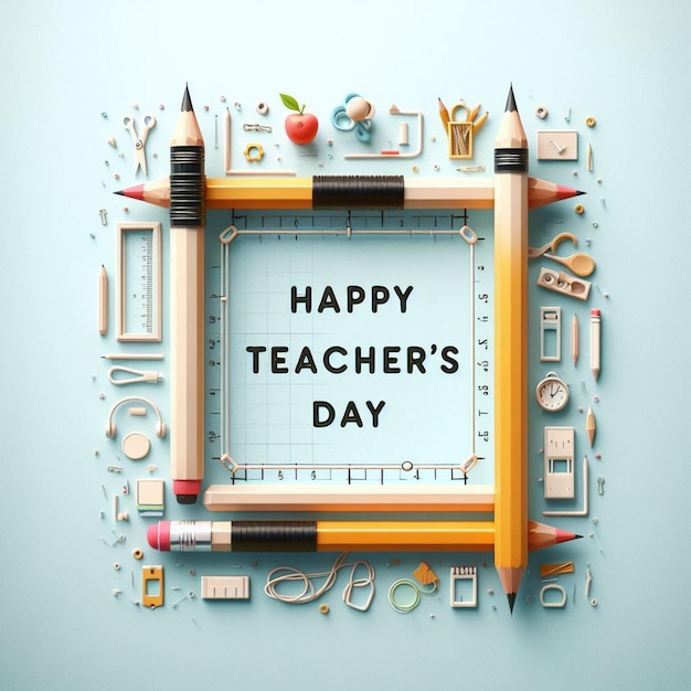 New World Teacher Day background Teacher Day greetings and Teacher Day post