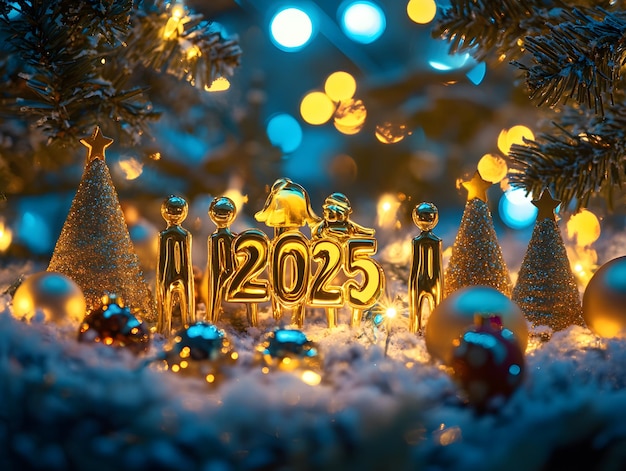 New Year New Beginnings The Golden 2025Golden Celebrations Welcome to 2025Sparkling New Year 2025