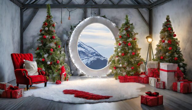 new year photo studio backdrop christmas concept background