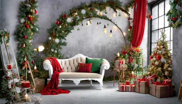 new year photo studio backdrop christmas concept background