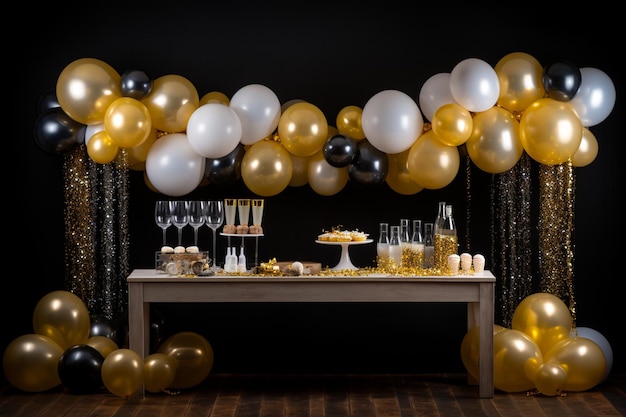 New years eve party decoration