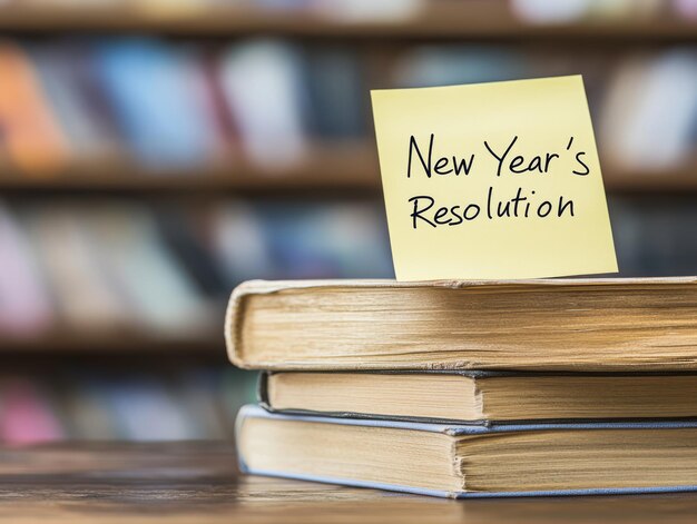 New Years Resolution on Books