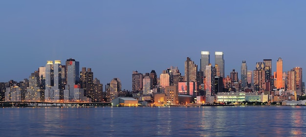 New York City Manhattan over Hudson River