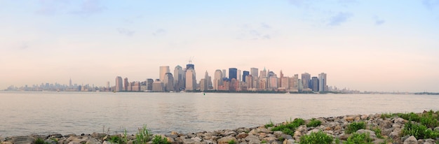 New York City river shore