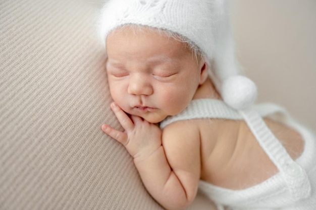 Newborn baby portrait