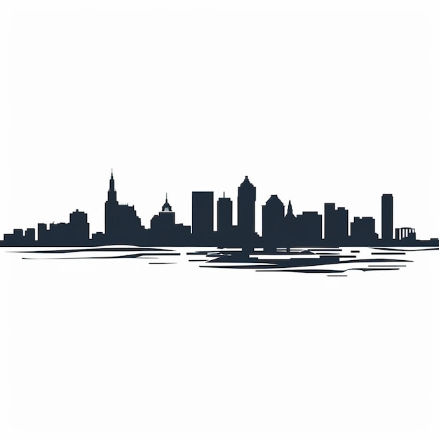 Newport city vector silhouette skyline illustration