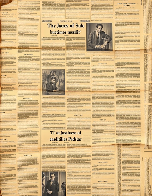 Photo a newspaper article titled  the name of this  is on the bottom of the page