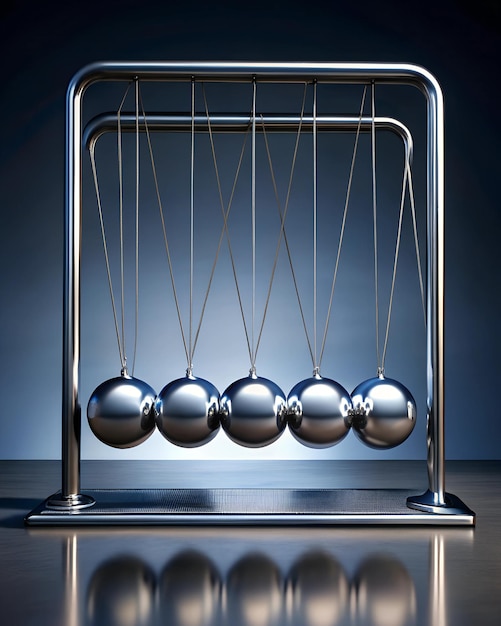 Photo newtons cradle