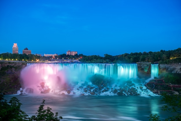 Niagara waterfalls at Night