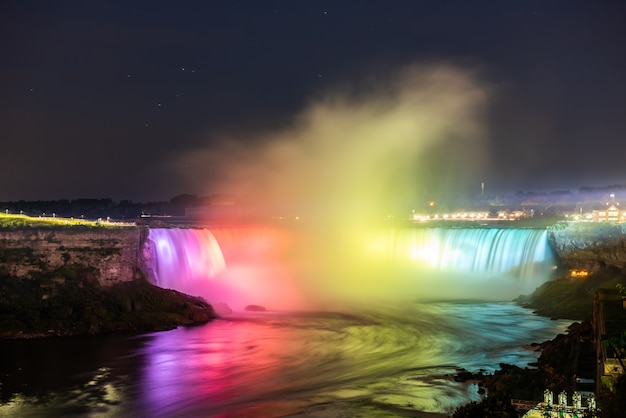 Niagara waterfalls at Night