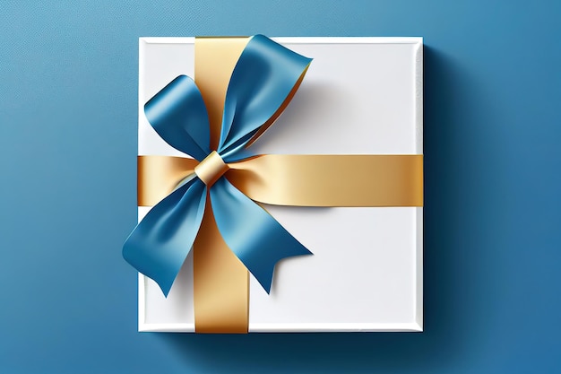 A nice bow for a gift and an envelope Generative Ai