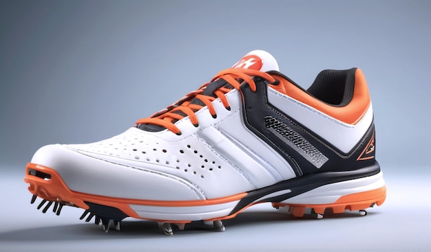 Nice cricket sports shoe with front view Design