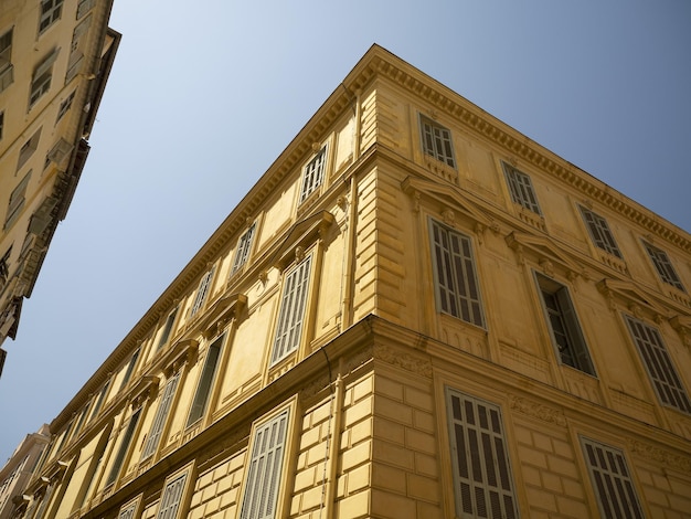 Nice France old town buildings