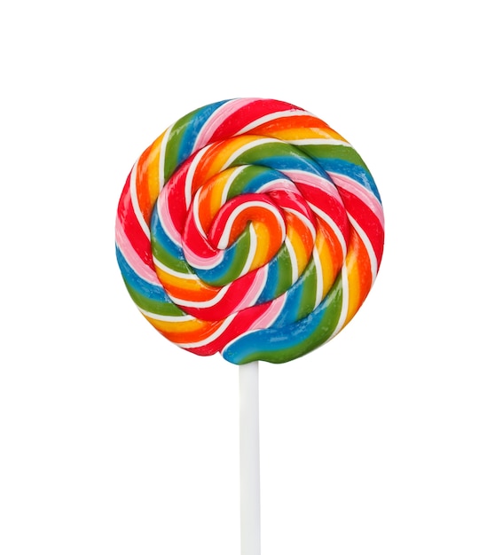 Nice lollipop with many colors 