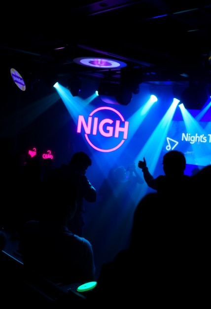 Photo night club music banner for social media template