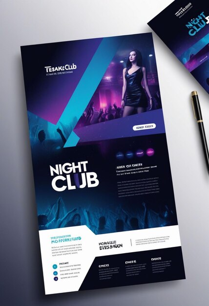 Night club template design