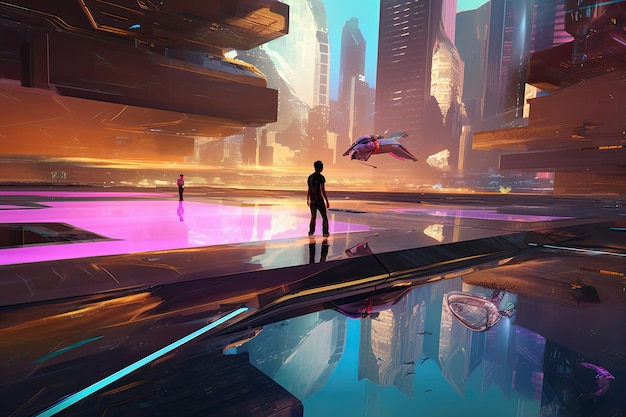 Nimble avatar leaps into mirror city of the metaverse Sporty and 3D future generative IA