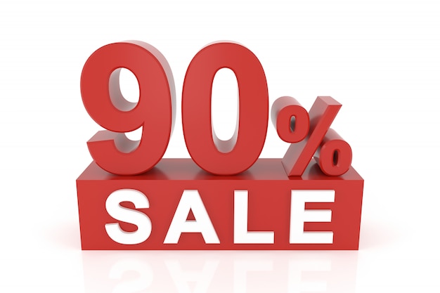 Ninety percent sale