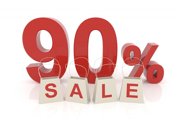 Ninety percent sale