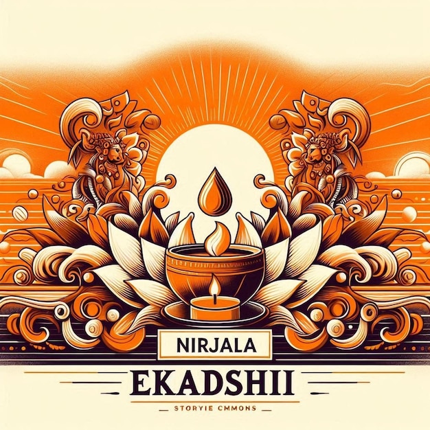 Nirjala Ekadashi poster for the dead queen with a woman on the top of it