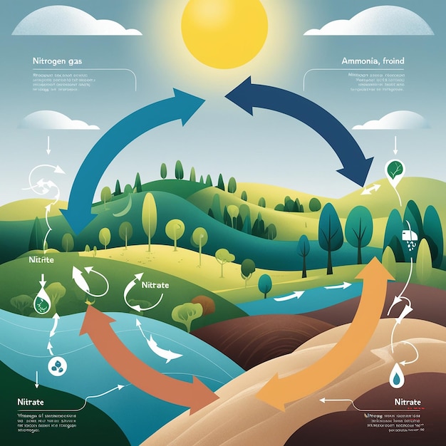 Photo nitrogen cycle the processes of the nitrogen cycle transform nitrogen from one form to another the flow of nitrogen through the environment