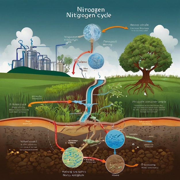 Photo nitrogen cycle the processes of the nitrogen cycle transform nitrogen from one form to another the flow of nitrogen through the environment