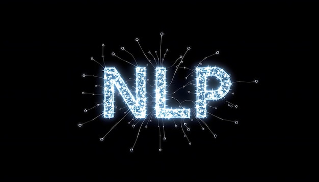 NLP Neuro Linguistic Programming isolated with white highlights