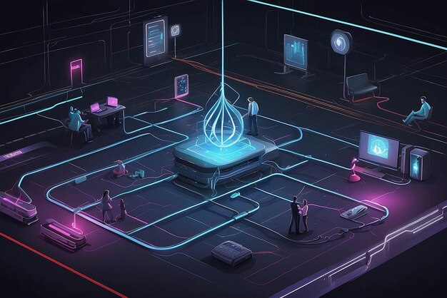 No connection concept illustration