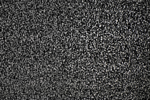 No signal on television monitor, Static noise bad tv black and white